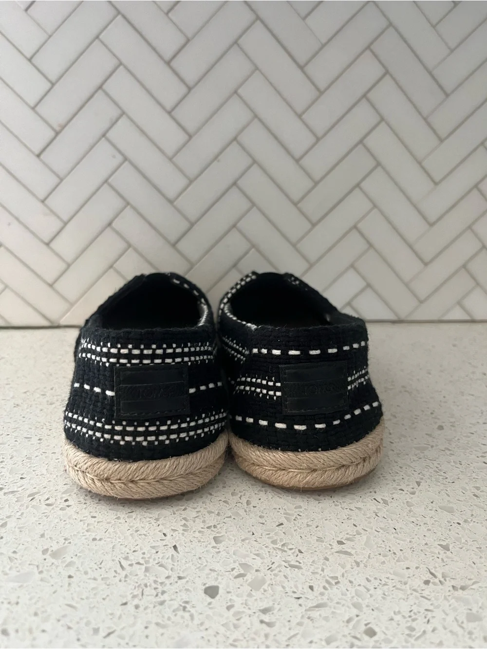 Toms Alpargata Rope Slip On Espadrille Size 8